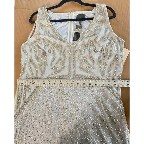 NWT ADRIANNA PAPELL DRESS 16 COCKTAIL PARTY BRIDAL SHOWER MOTHER OF THE BRIDE - Picture 14 of 15